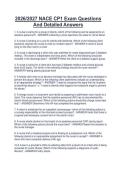 Package deal for NACE CP1  NACE CP1 Study Guide Exam Questions And 100&percnt; Verified Answers 2026&sol;2027
