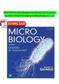 Test Bank for Microbiology with Diseases by Taxonomy&comma; 6th Edition &ndash; Robert Bauman &vert; Latest Update 2026 Exam Prep &vert; GRADED A&plus;