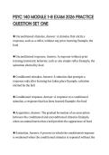 PSYC 140 MODULE 1&ndash;8 EXAM 2026 PRACTICE QUESTION SET ONE