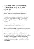 PSYCHOLOGY JURISPRUDENCE EXAM 2 COMPREHENSIVE TEST 2026 SOLVED QUESTIONS