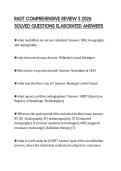RADT COMPREHENSIVE REVIEW 3 2026 SOLVED QUESTIONS ELABORATED ANSWERS