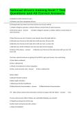 National drivers training level 7 Test Questions and All Correct Answers&period;