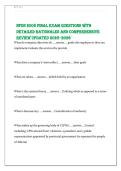 NFDN 2008 FiNal Exam QUESTiONS WiTH  DETailED RaTiONalES aND COmPREHENSiVE  REViEW UPDaTED 2025&ndash;2026     
