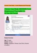 I-human Case Study &ndash; Acute Streptococcal Pharyngitis i-Human Case Study &lpar;2025&sol;2026&rpar; Acute Streptococcal Pharyngitis in a 23-Year-Old Female