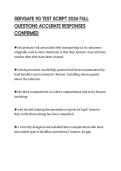 SERVSAFE 90 TEST SCRIPT 2026 FULL QUESTIONS ACCURATE RESPONSES CONFIRMED