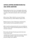 SOPHOS CERTIFIED ENGINEER REVIEW FILE 2026 TESTED QUESTIONS