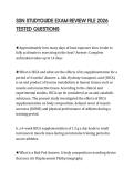 SSN STUDYGUIDE EXAM REVIEW FILE 2026 TESTED QUESTIONS