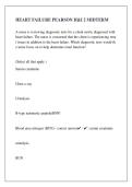 heart failure Pearson H&I 2 midterm Questions and Answers&semi;&lpar;Perfect Guide&rpar; 2026 &sol; 2027