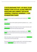 5 GUYS MANAGER TEST 125 REAL EXAM NEWEST 2026 ACTUAL EXAM COMPLETE QUESTIONS AND CORRECT DETAILED ANSWERS &lpar;VERIFIED ANSWERS&rpar; &vert;100&percnt; GUARANTEED PASS&excl;&excl;