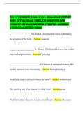 BIO 117 HONDROS EXAM 1 140 REAL EXAM NEWEST 2026 ACTUAL EXAM COMPLETE QUESTIONS AND CORRECT DETAILED ANSWERS &lpar;VERIFIED ANSWERS&rpar; &vert;100&percnt; GUARANTEED PASS&excl;&excl;
