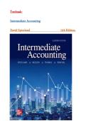 Test Bank For Intermediate Accounting&comma; 11th Edition by David Spiceland&comma; Mark Nelson&comma; Wayne Thomas&comma; Jennifer&period; All Chapters 1-21&vert;Latest 2026&period;