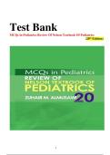 MCQs in Pediatrics&colon; Nelson Textbook Review &lpar;20th Ed&rpar; &vert; 500&plus; Practice Questions & Answers &vert; Medical Exam Prep