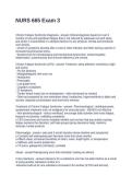 NURS 665 Exam 3&period; Questions and Answers 2026