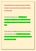 Ultimate EMT Exam Preparation Newest Exam With  Complete  Questions And Correct Detailed Answers&vert;  Just Released&excl;&excl;