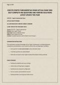 COG170 COGITO FUNDAMENTALS EXAM ACTUAL EXAM 2026-2027 COMPLETE 400 QUESTIONS AND VERIFIED SOLUTIONS LATEST UPDATE THIS YEAR