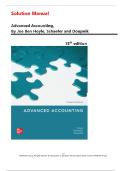 Solutions Manual for Advanced Accounting &ndash; 15th Edition &lpar;Joe Ben Hoyle&comma; Thomas Schaefer & Timothy Doupnik&rpar; &vert; Accounting Problem Solutions 2025&sol;2026