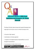HRM 6635 &ndash; Human Resource Management &vert; 2026 Midterm Exam Prep &vert; 45 Verified Questions and Answers &ndash; Strategy&comma; Recruitment&comma; Ethics&comma; SHRM