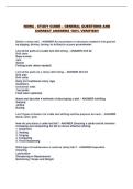 NGWA - STUDY GUIDE &ndash; GENERAL QUESTIONS AND CORRECT ANSWERS 100&percnt; VERIFIED&excl;&excl;