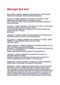 Millwright Red Seal Exam Latest Update Actual Questions and Answers with complete solutions