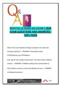 NURS 623 Exam 2 &ndash; 80 Questions & Answers &vert; Maryville University &vert; Advanced Pathophysiology&comma; Endocrine&comma; Diabetes&comma; Thyroid&comma; Gout