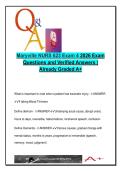 NURS 623 Exam 4 &ndash; 85 Questions & Answers &vert; Maryville University &vert; Neurology&comma; Musculoskeletal&comma; Osteoporosis&comma; Parkinson&rsquo;s&comma; Vertigo