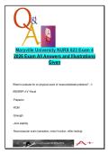 MARYVILLE NURS 623 EXAM COMPLETE PACKAGE DEAL