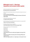 Millwright Level 2 &ndash; Bearings Questions and answers latest update