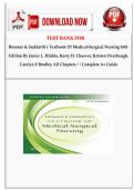 Test Bank For Brunner & Suddarth's Textbook Of Medical-Surgical Nursing 16th Edition By Janice L&period; Hinkle&comma; Kerry H&period; Cheever&comma; Kristen Overbaugh&comma; Carolyn E Bradley All Chapters &vert;&vert; Complete A&plus; Guide