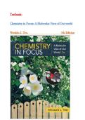 Test bank for Chemistry in Focus&colon; A Molecular View of Our World 7th Edition by Nivaldo J&period; Tro&comma; All Chapters&comma; Complete Guide A&plus;&vert;Latest 2026&period;