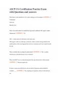 ASCP CG Certification Practice Exam with Questions and Answers