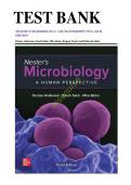 Test Bank for Nester&rsquo;s Microbiology&colon; A Human Perspective 10th Edition &vert; Actual Exam Questions with Verified Correct Answers &vert; Guaranteed Pass A&plus;