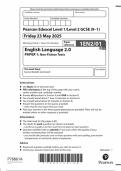 2025 Pearson Edexcel GCSE English Language 2&period;0 PAPER 1 1EN2&sol;01