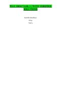 WGU D034 TASK 3 &vert; WITH VERIFIED SOLUTIONS &vert; 2026