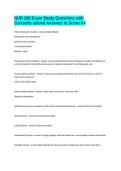 NUR 160 Exam Study Questions with Correctly solved Answers to Score A&plus;