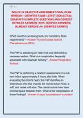 WGU D119 OBJECTIVE ASSESSMENT FINAL EXAM  VERSION 1 &vert;&vert;VERIFIED EXAM&excl; LATEST 2026 ACTUAL  EXAM WITH COMPLETE QUESTIONS AND CORRECT  DETAILED ANSWERS &lpar;100&percnt; VERIFIED ANSWERS&rpar;  &vert;ALREADY GRADED A&plus;&vert; &vert;&vert;VERIFIED EXAM&excl;&excl;&excl;&vert;&vert; 