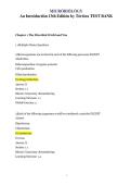 Test Bank for Microbiology&colon; An Introduction&comma; 13th Edition &ndash; Complete Questions & Answers &lpar;Tortora&comma; Funke&comma; Case&comma; Weber & Bair&rpar; &vert; ISBN 9780134605180 &sol; 0134605187 &vert; 2026