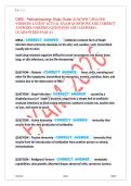 C805 Pathophysiology Study Guide 2026&ndash;2027 &vert; New Updated Version with Latest Actual Exam Questions and Verified Correct Answers &vert; Advanced Nursing C805 Practice Exam PDF &vert; Guaranteed Pass A&plus;