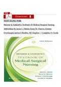 Test Bank For Brunner & Suddarth's Textbook Of Medical-Surgical Nursing 16th Edition By Janice L&period; Hinkle&comma; Kerry H&period; Cheever&comma; Kristen Overbaugh&comma; Carolyn E Bradley All Chapters &vert;&vert; Complete A&plus; Guide