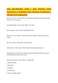 NUR 160-HONDROS EXAM 1 2026 UPDATED EXAM QUESTIONS & ANSWERS WITH DETAILED RATIONALES &vert; INSTANT PDF DOWNLOAD