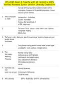 CFS 2065 Exam 1 Plauche with all Correct & 100&percnt; Verified Answers &vert;Latest Version &vert;Already Graded A&plus;