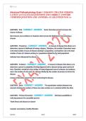 Advanced Pathophysiology Exam 1 2026&ndash;2027 &vert; New Updated Version with Latest Actual Exam Questions and Verified Correct Answers &vert; Graduate Nursing Pathophysiology Study Guide PDF &vert; Guaranteed Pass A&plus;