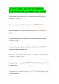 AWWA Water Operator Certification Exam Prep with Questions and Answers