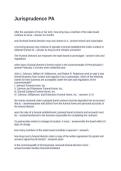 Jurisprudence PA&period;  Questions and Answers 2026