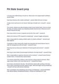 PA State board prep questions and answers 2026