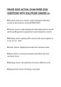 PRAXIS 5205 ACTUAL EXAM PAPER 2026 QUESTIONS WITH SOLUTIONS GRADED A&plus;