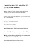 PRAXIS 5205 FINAL PAPER 2026 COMPLETE QUESTIONS AND ANSWERS