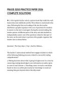 PRAXIS 5205 PRACTICE PAPER 2026 COMPLETE SOLUTIONS