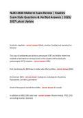 NURS 6630 Midterm Exam Review &vert; Realistic  Exam-Style Questions & Verified Answers &vert; 2026&sol; 2027 Latest Update   