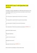 BNAD 301 Exam 3 with Questions and Answers