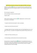 NURS 3510 Exam Questions and Answers&vert; New Update